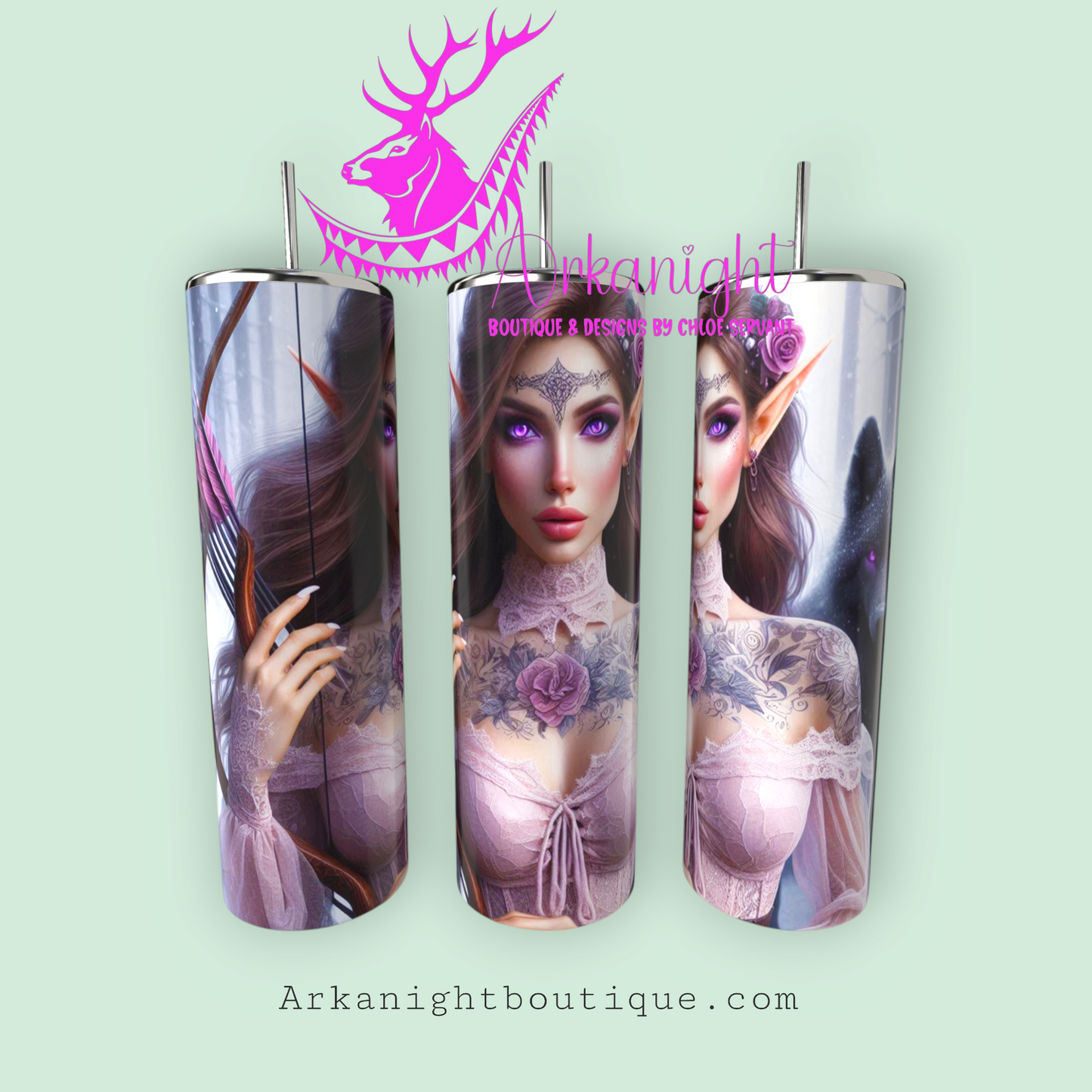 Gourde sur commande - Collection Elfiques - 07