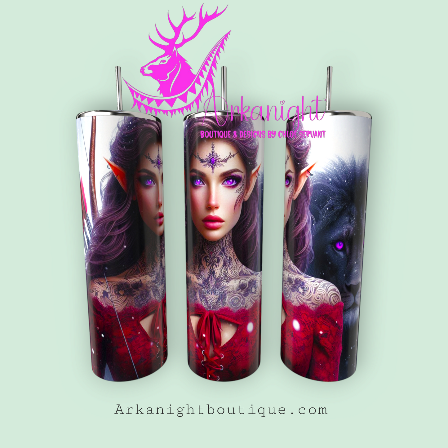 Gourde sur commande - Collection Elfiques - 05