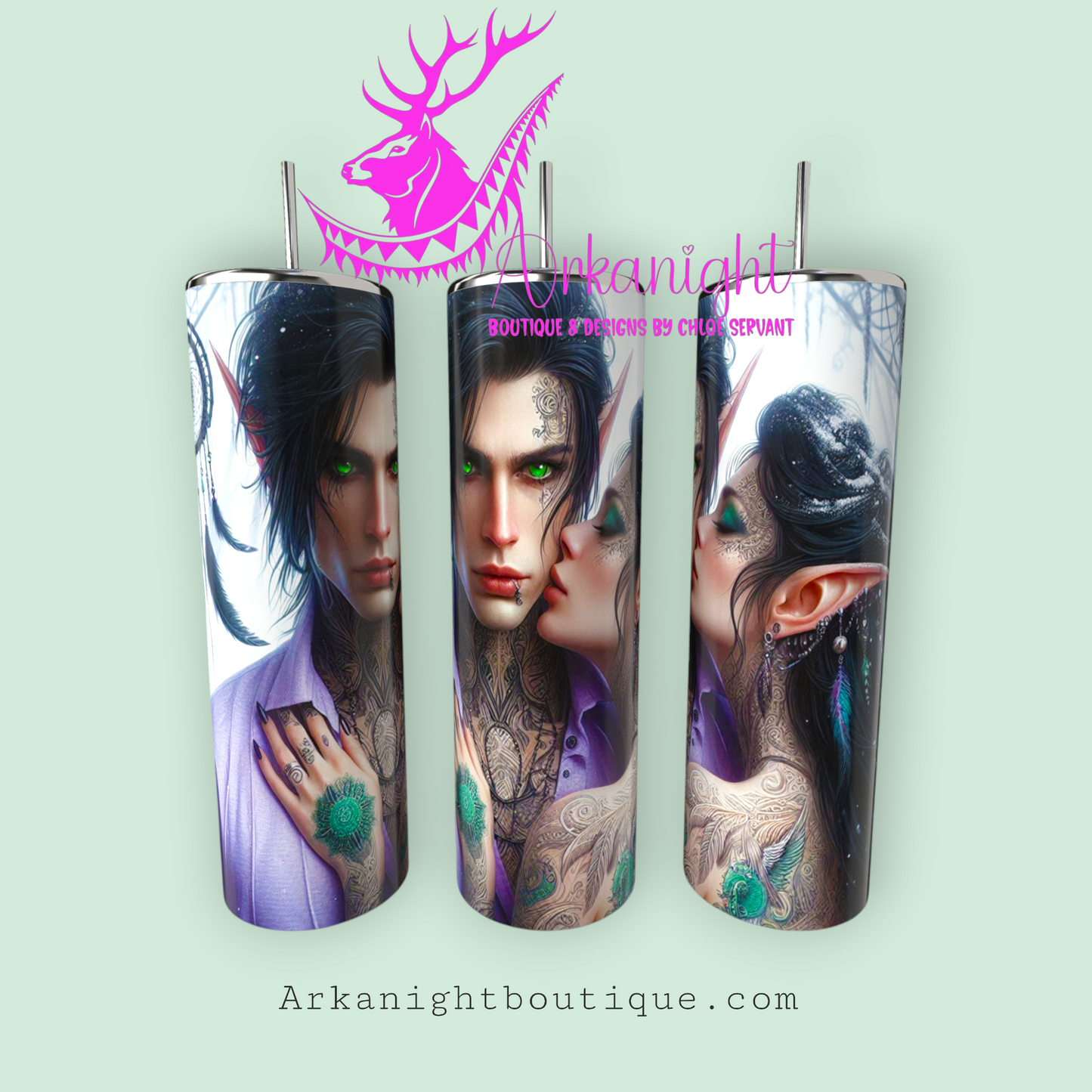 Gourde sur commande - Collection Elfiques - 03