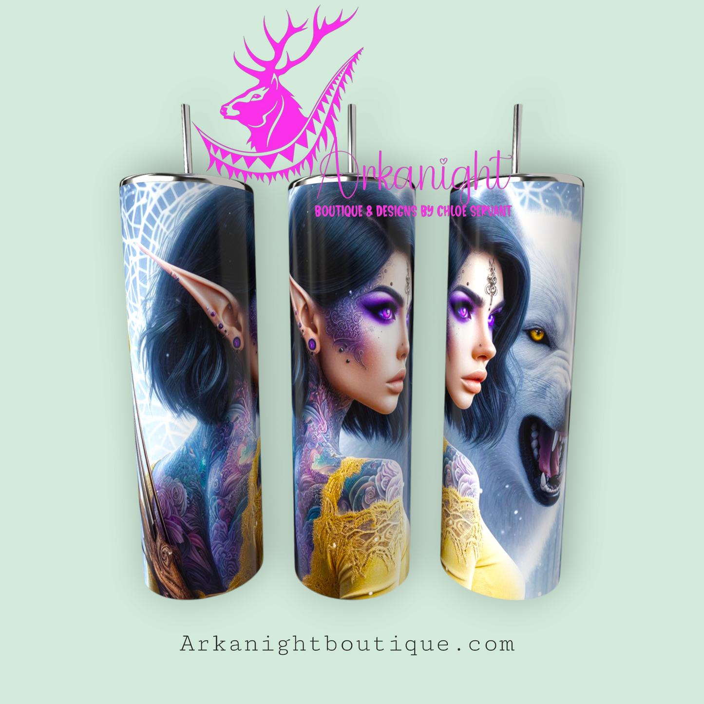 Gourde sur commande - Collection Elfiques - 01