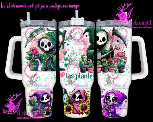 Gourde 40 oz sur commande - J'aime les plantes