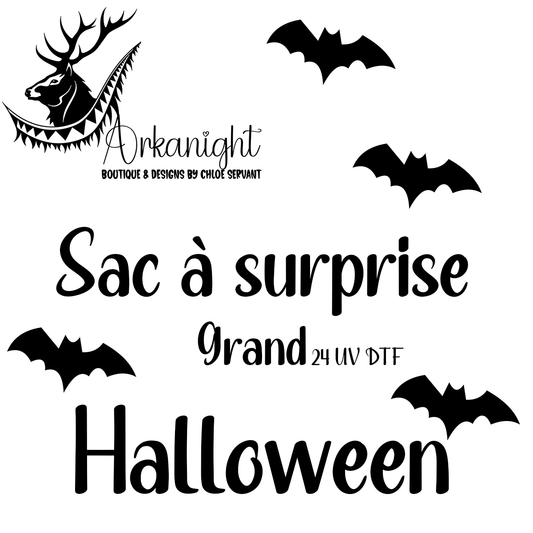 Sac à Surprise Halloween 2024 - Grand (24 UV DTF)