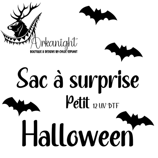 Sac à Surprise Halloween 2024 - Petit (12 UV DTF)