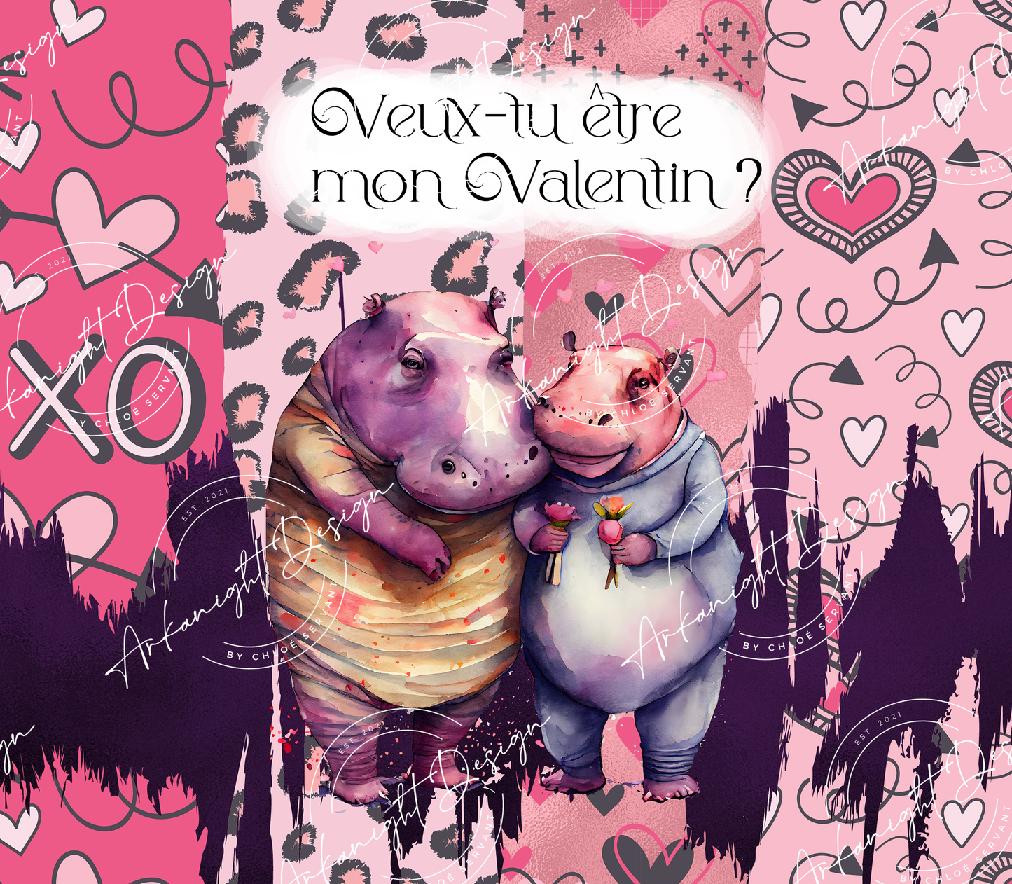 Veux-tu être mon Valentin - Hippo - 1