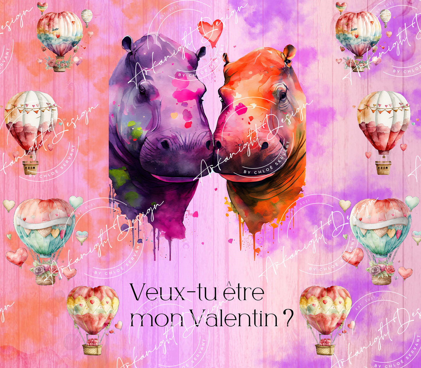 Veux-tu être mon Valentin - Hippo - 2