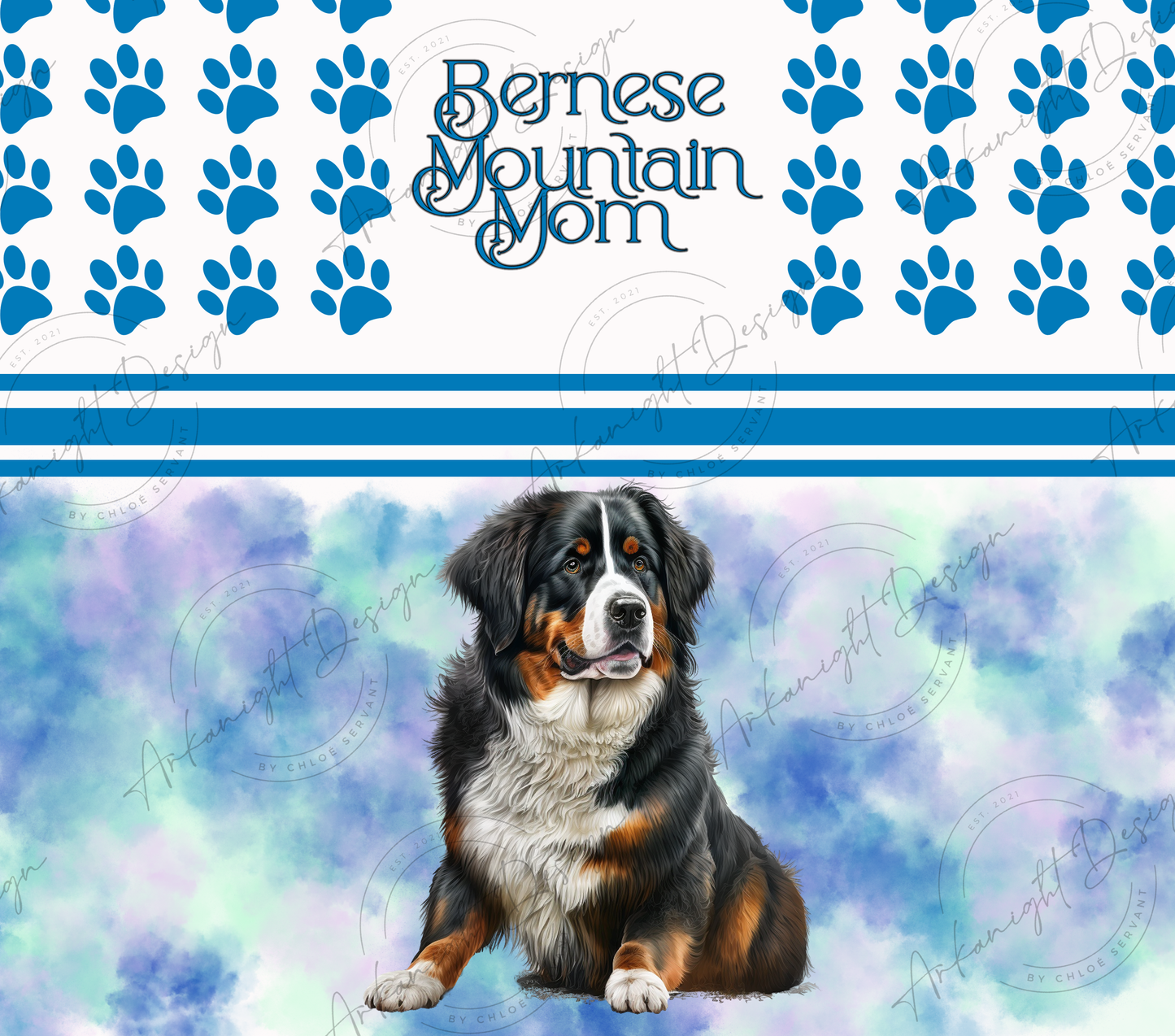 Bernese mountain mom