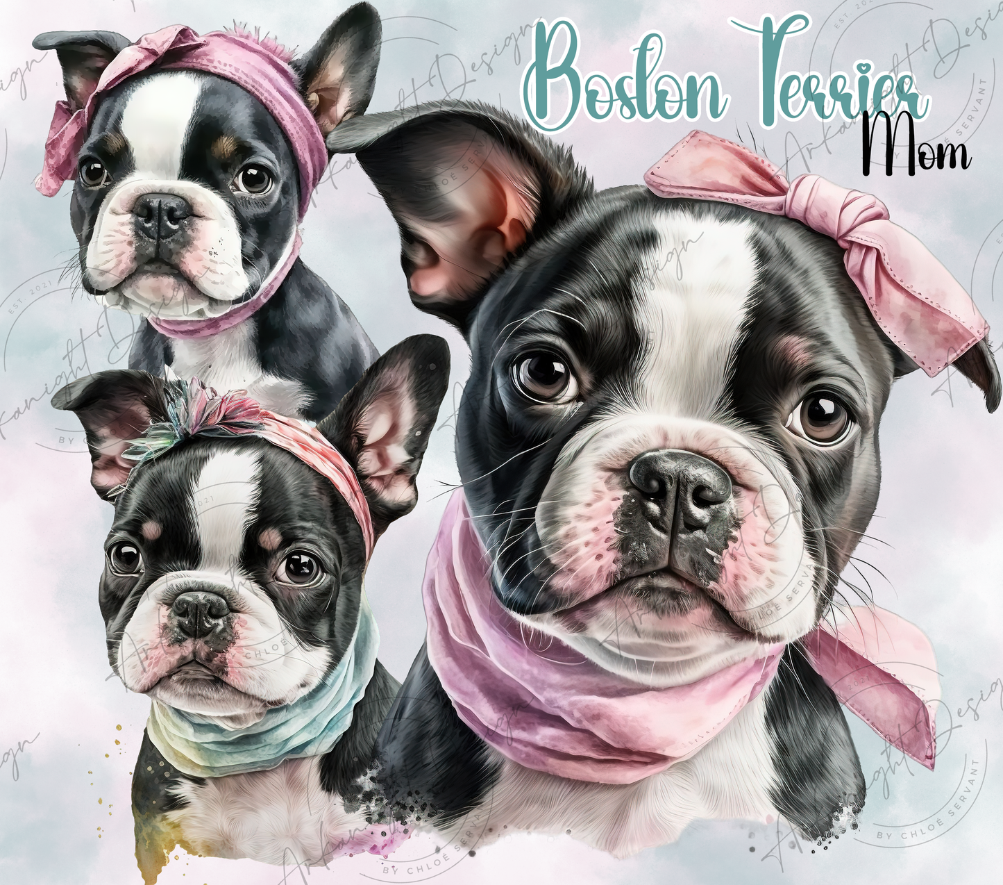 Boston Terrier mom