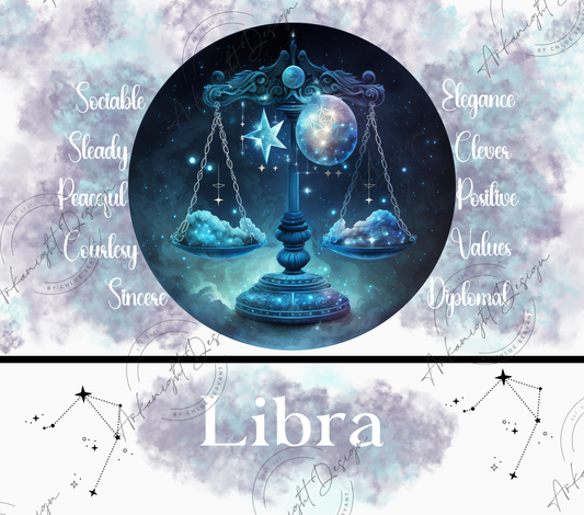 Zodiac - Libra -White