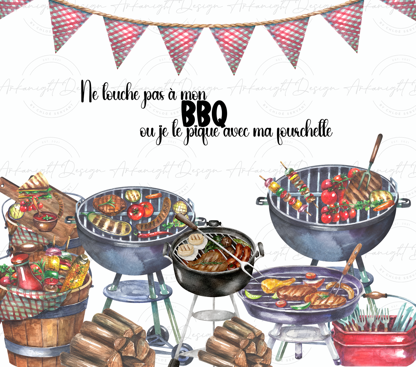 Mon BBQ - ou je te pique avec ma fourchette