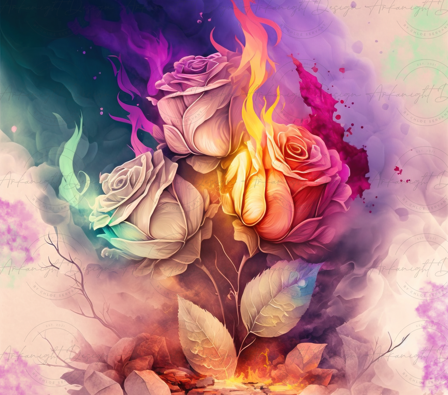 Flower in Fire